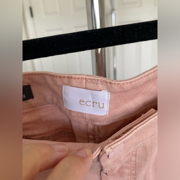 Ecru Pink The Sunset Two Color Straight Leg Jeans Size 26 - Picture 7 of 16